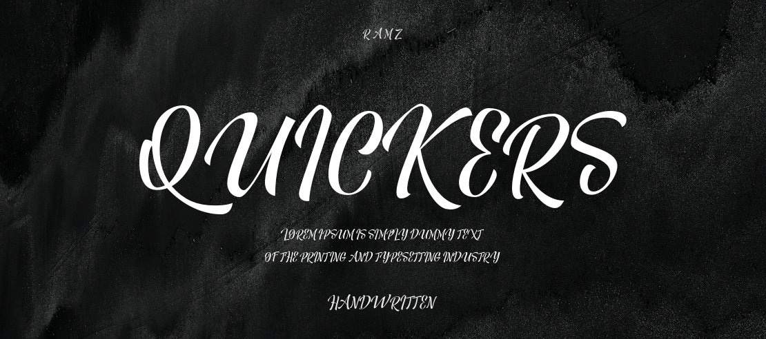 Quickers Font