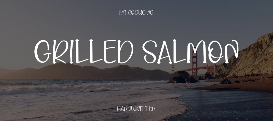 Grilled Salmon Font
