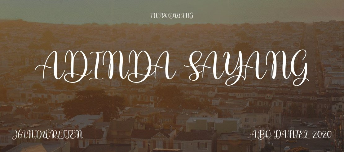 Adinda Sayang Font