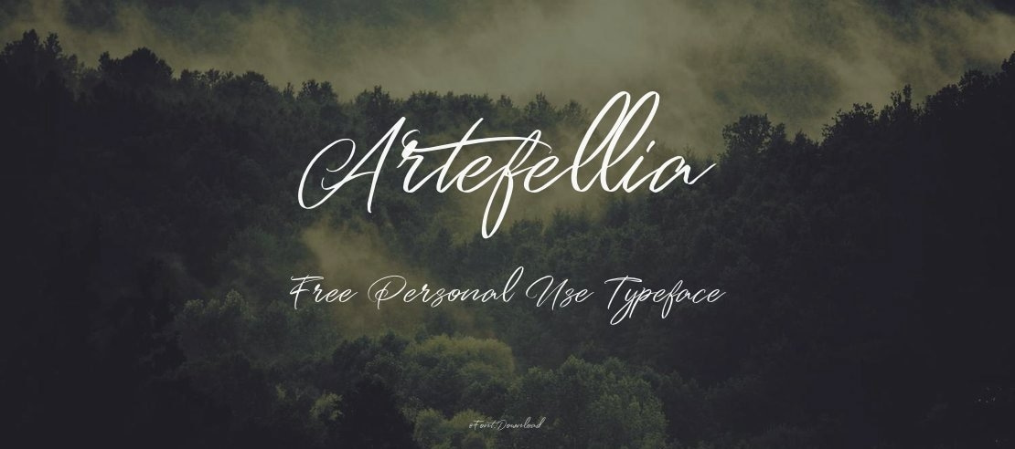 Artefellia Free Personal Use Font