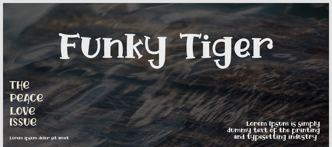 Funky Tiger Font