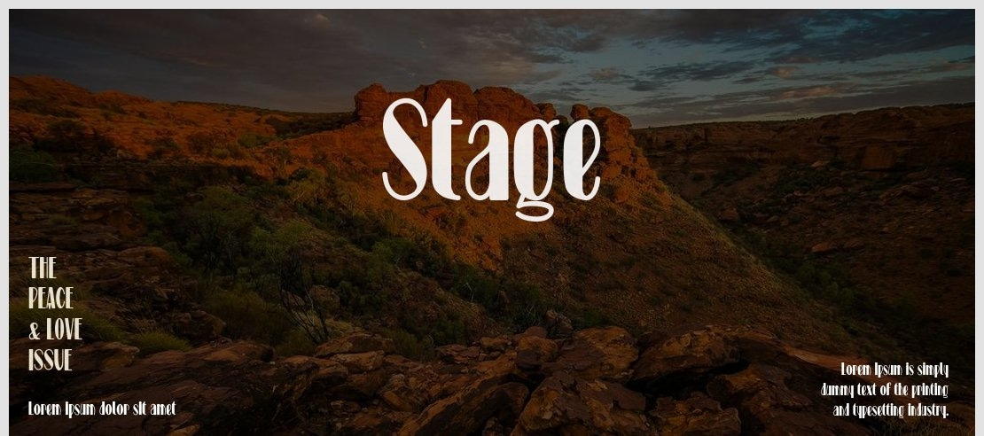 Stage Font