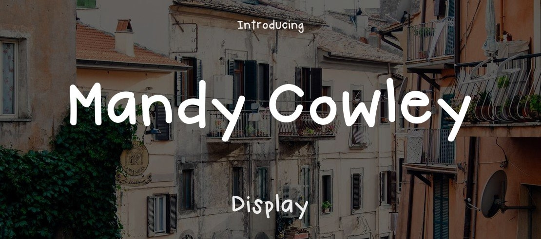 Mandy Cowley Font