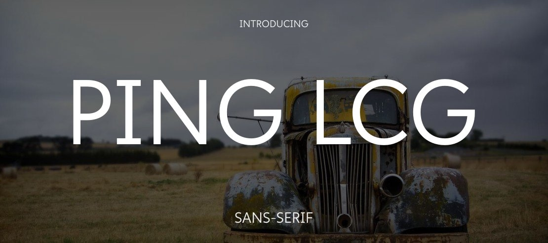 Ping LCG Font Family