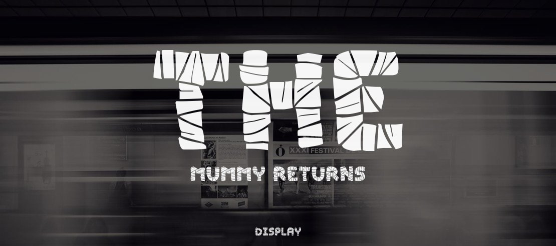 The Mummy Returns Font Family
