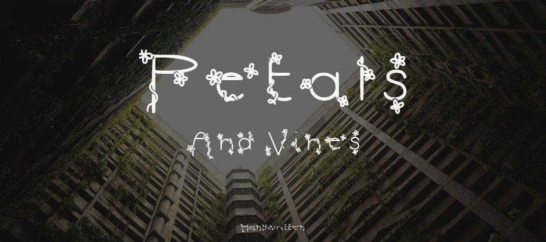 Petals And Vines Font
