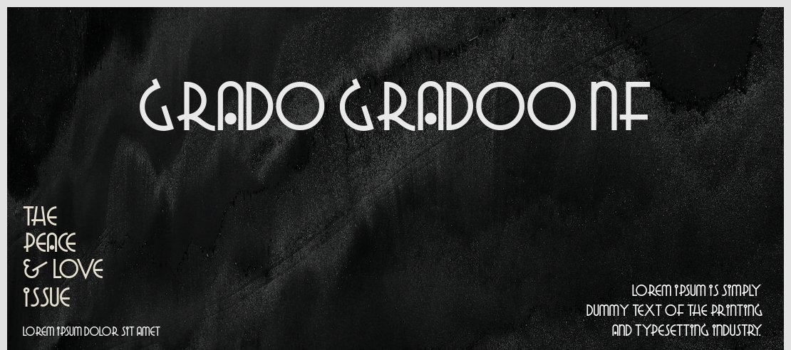 Grado Gradoo NF Font