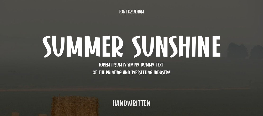 Summer Sunshine Font