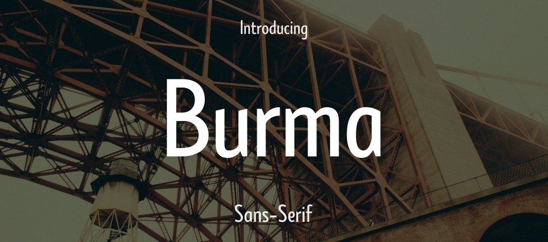 Burma Font Family