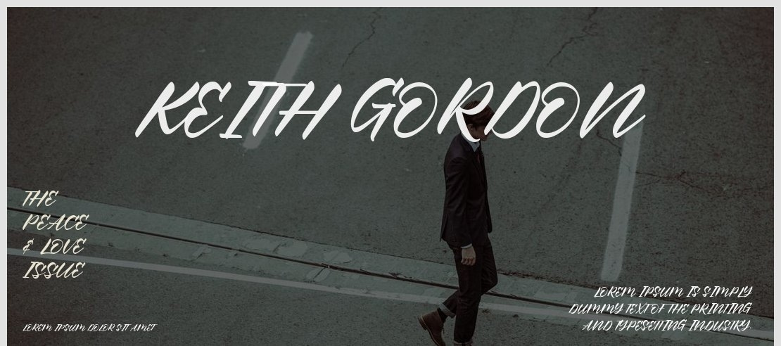 Keith Gordon Font