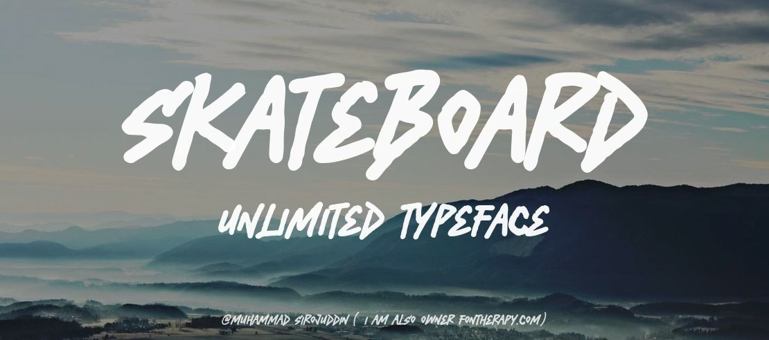 Skateboard Unlimited Font