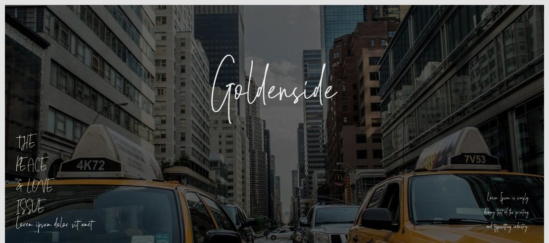 Goldenside Font