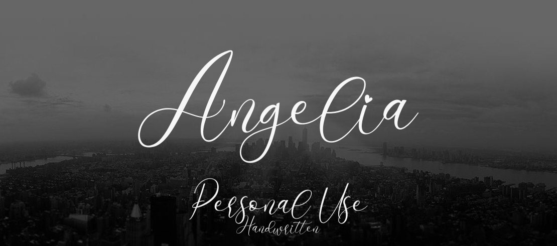Angelia Personal Use Font
