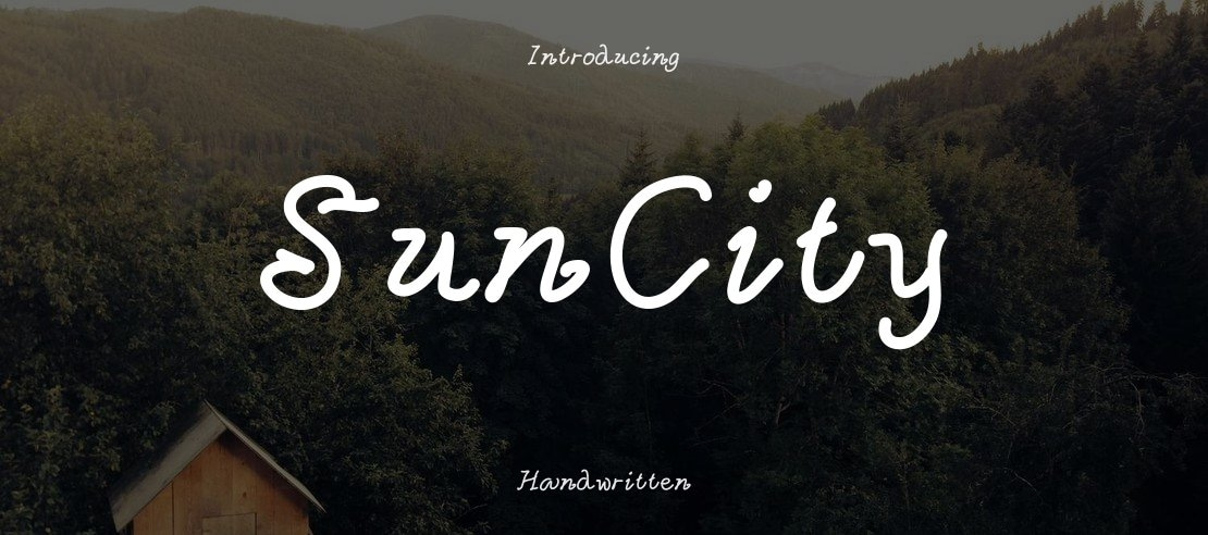 SunCity Font