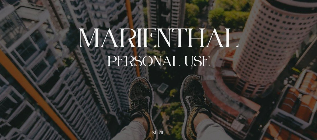 Marienthal Personal Use Font