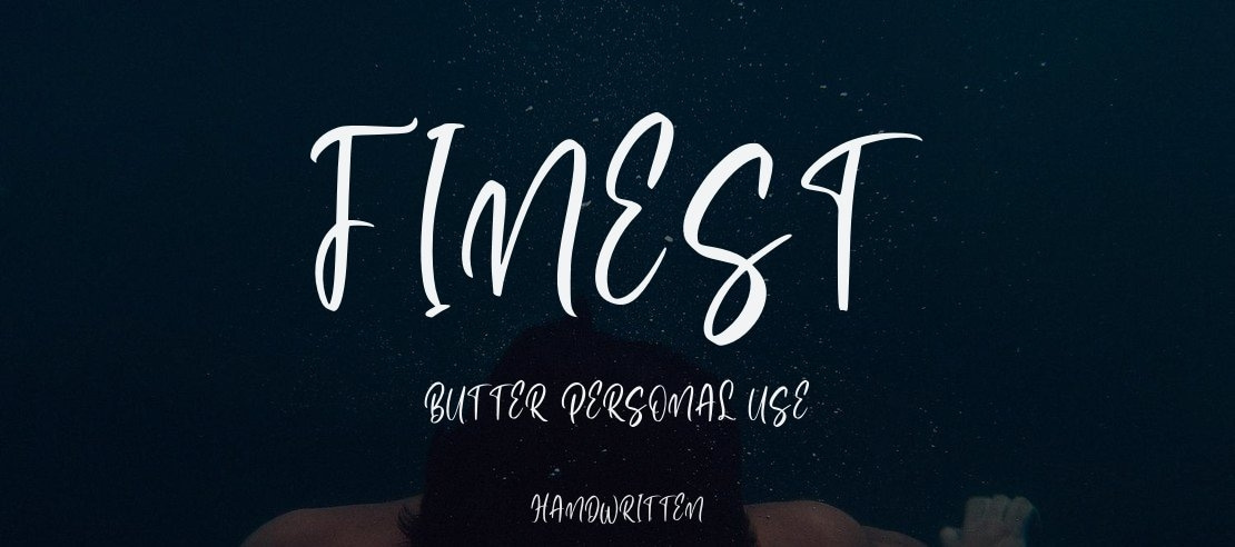 Finest Butter Personal Use Font