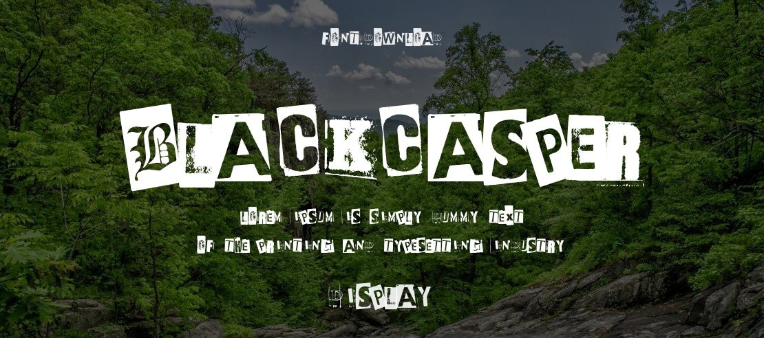 BlackCasper Font