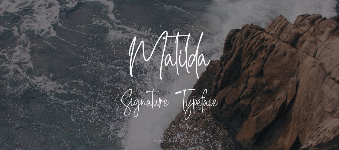 Matilda Signature Font