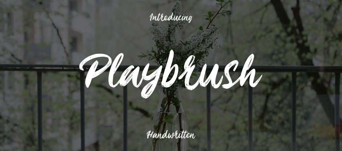 Playbrush Font Family