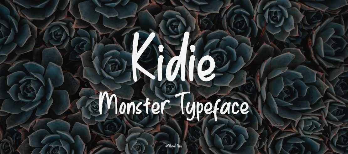 Kidie Monster Font