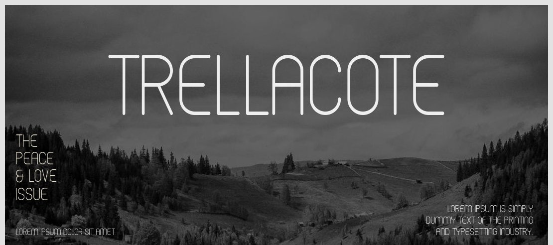 Trellacote Font