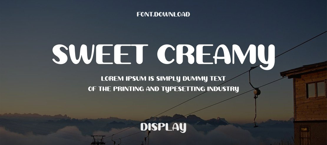 Sweet Creamy Font Family