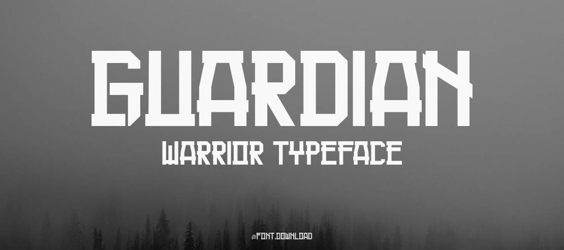 Guardian Warrior Font Family