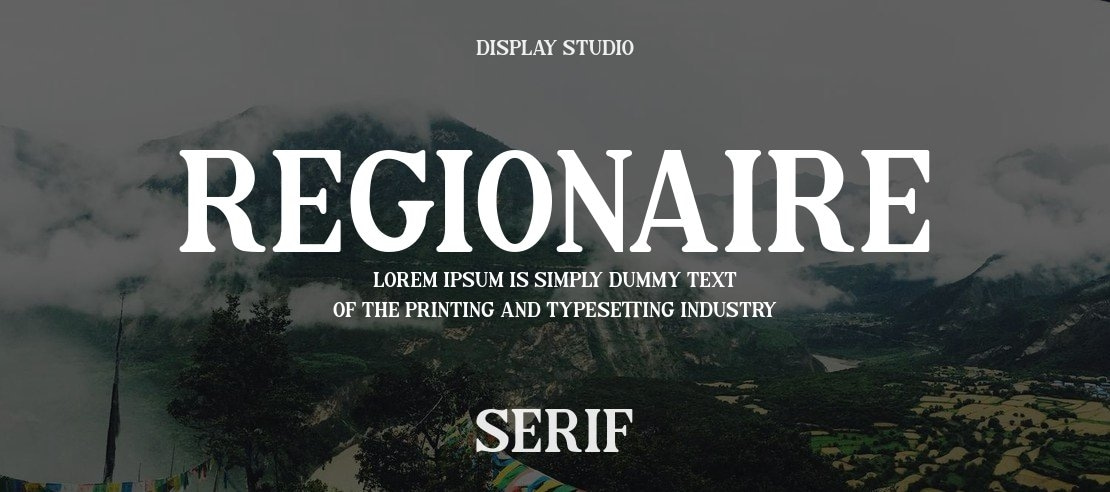 Regionaire Font Family