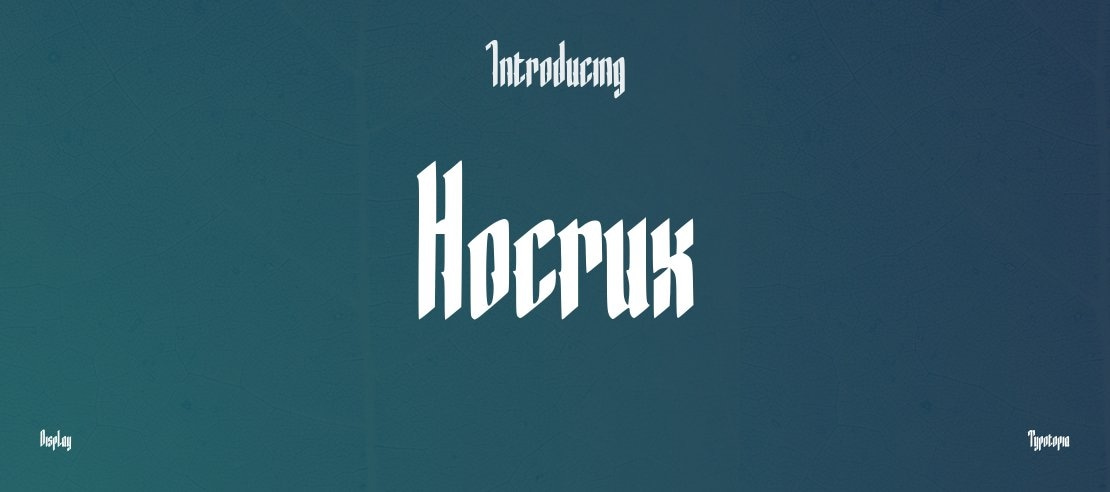 Hocrux Font