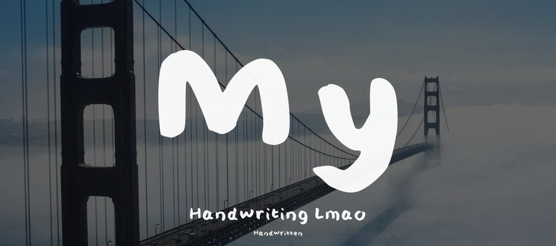 My Handwriting Lmao Font