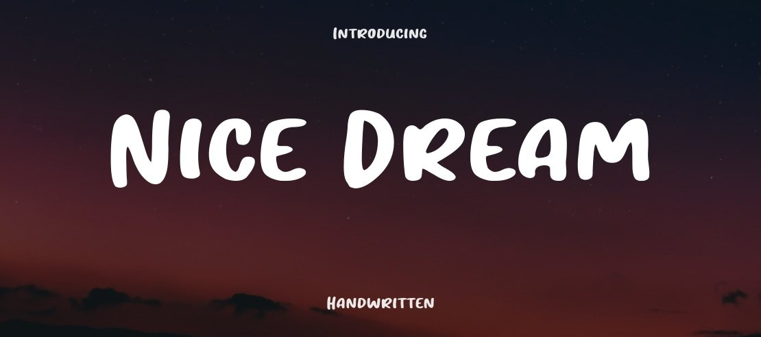 Nice Dream Font