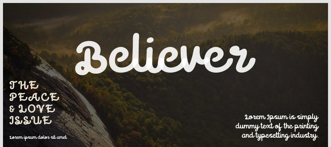 Believer Font