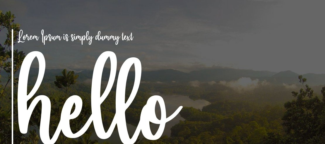 hello bella Font Family