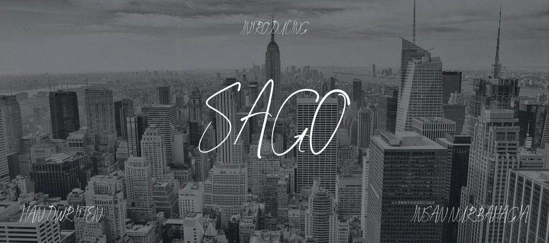 Sago Font