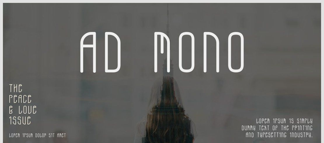 AD Mono Font