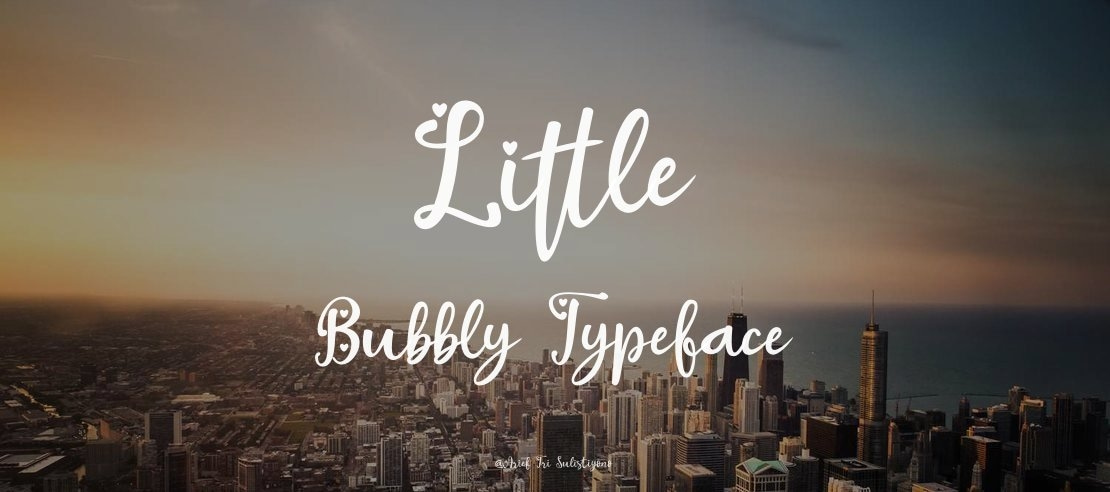 Little Bubbly Font