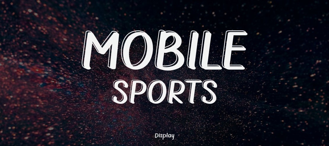 MOBILE SPORTS Font