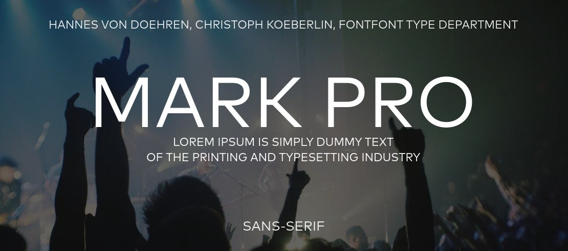 Mark Pro Font Family