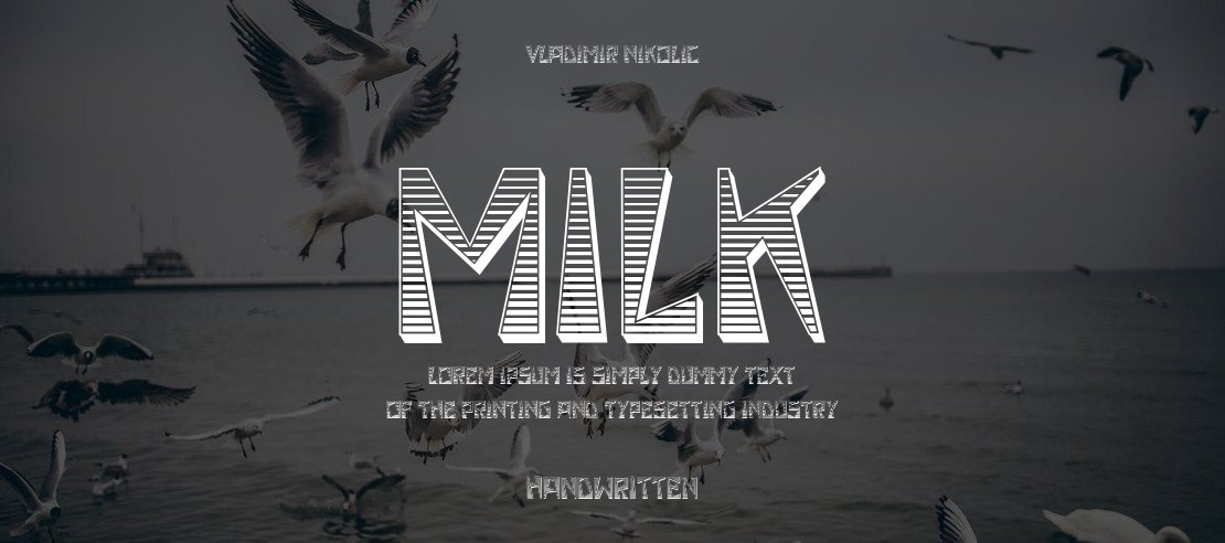 Milk Font