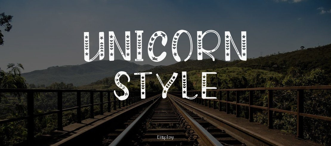 UNICORN STYLE Font