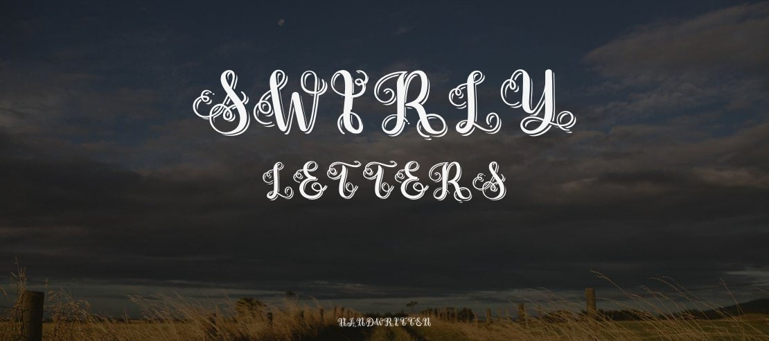 Swirly Letters Font