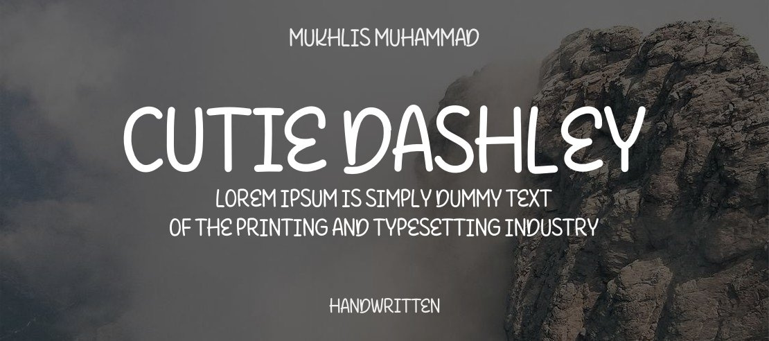 Cutie Dashley Font