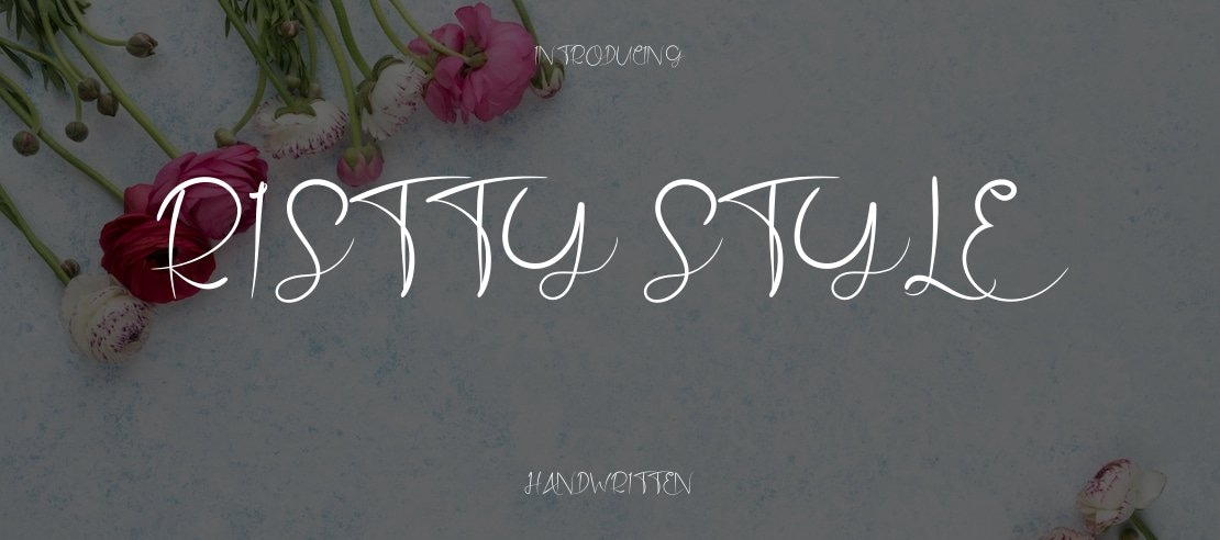 Ristty Style Font