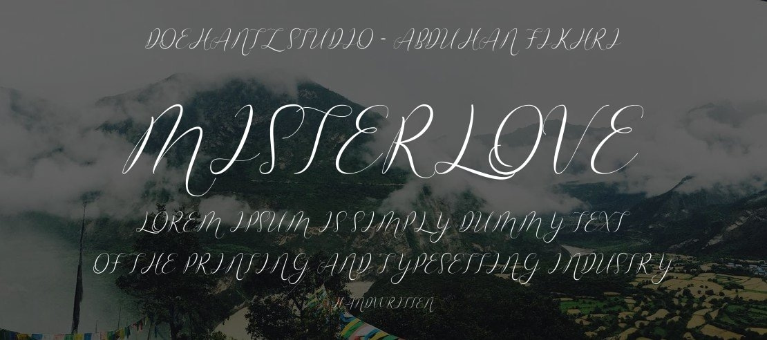 Misterlove Font