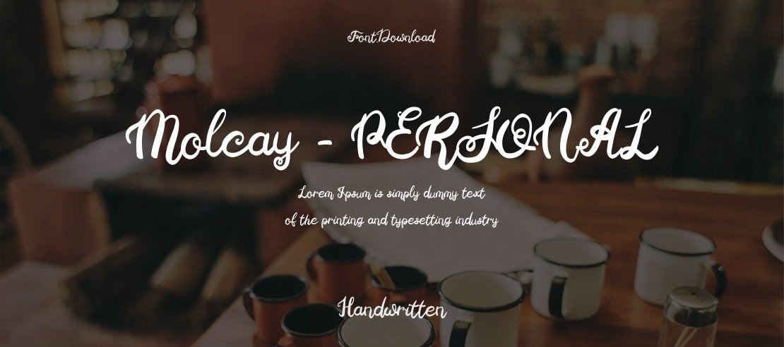 Molcay - PERSONAL Font