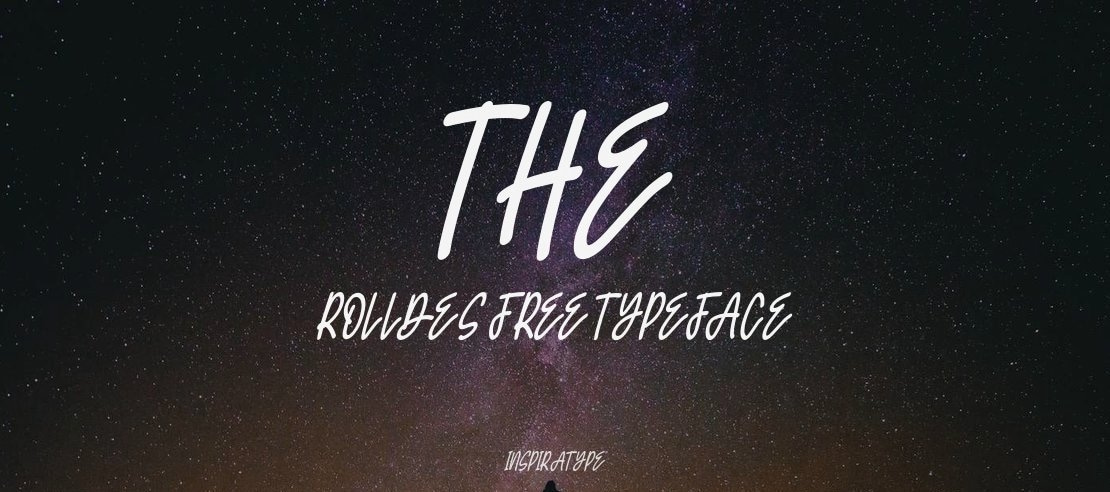 the Rolldes FREE Font