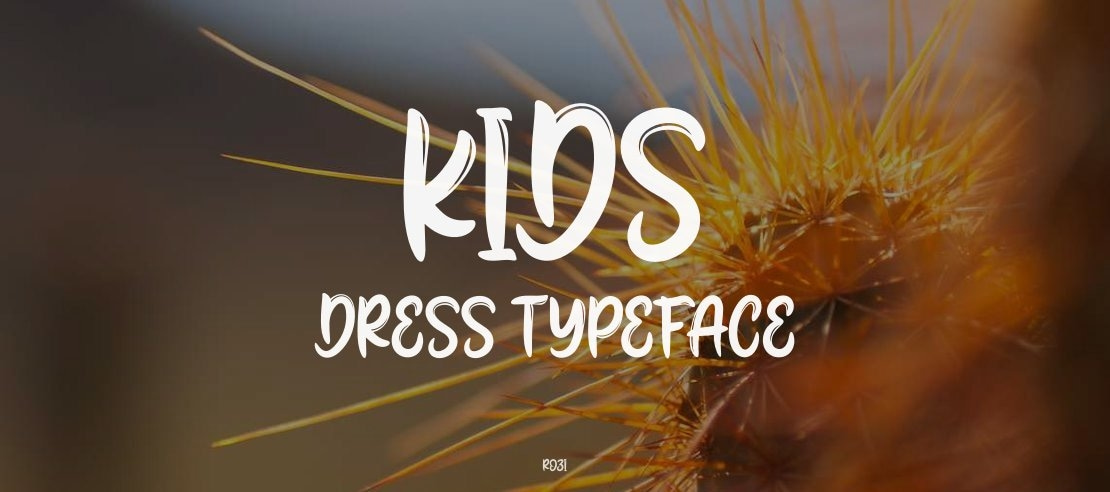 Kids Dress Font