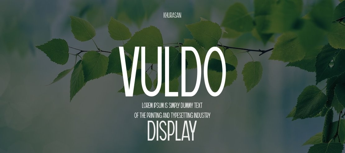 Vuldo Font Family