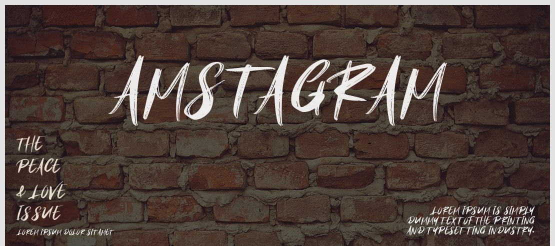 Amstagram Font