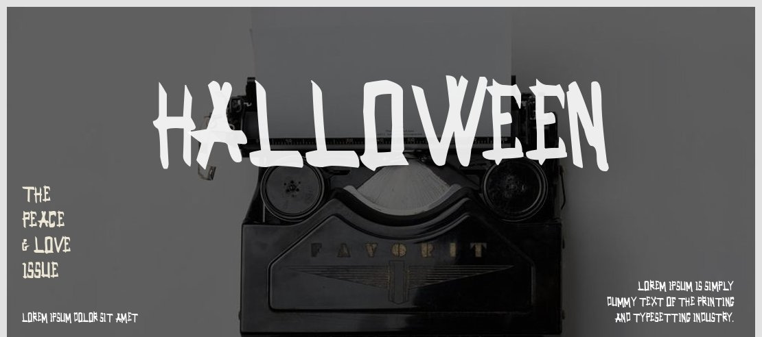 Halloween Font